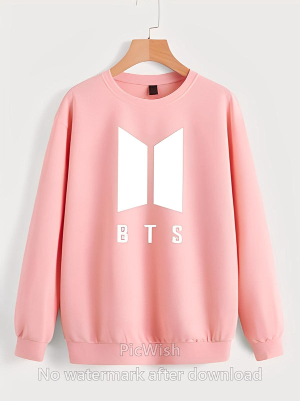 1 Pc Women's Stitched Plain Sweat Shirt