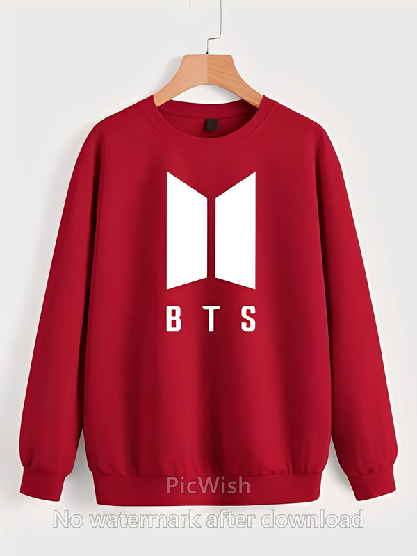 1 Pc Women's Stitched Plain Sweat Shirt