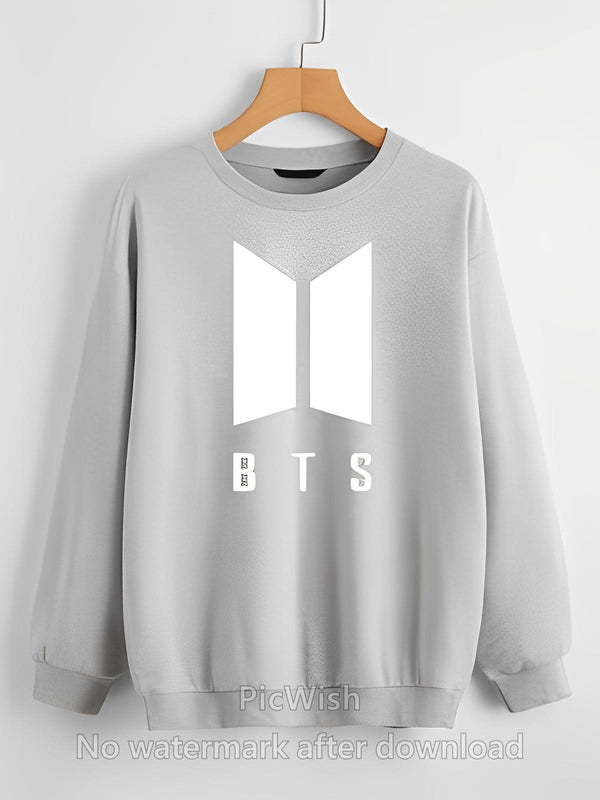 1 Pc Women's Stitched Plain Sweat Shirt